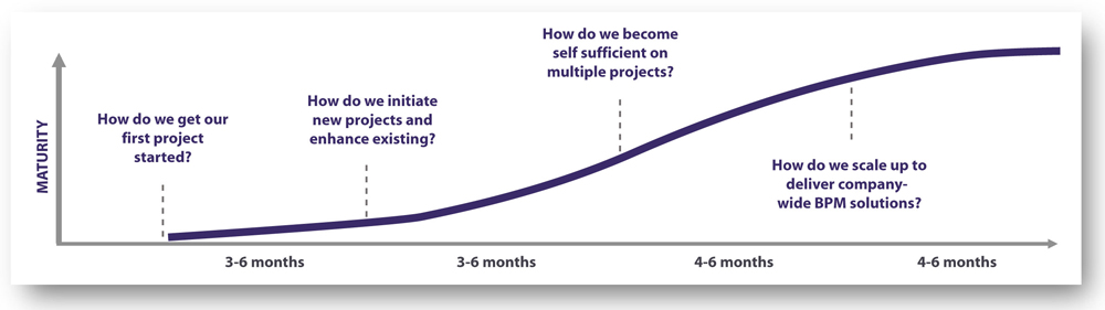 Centric Consulting - Business Process Management Delivery Methodology - Maturity Timeline